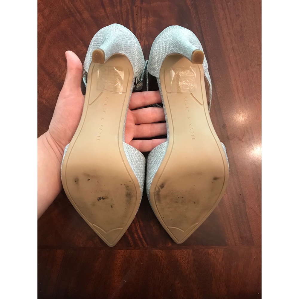 Kelly & Katie Silver Sevama Heels - Picture 4 of 6